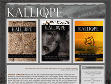 Tablet Screenshot of kalliope.bernstein-verlag.de
